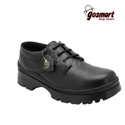 durable black leather bata toughees school shoes