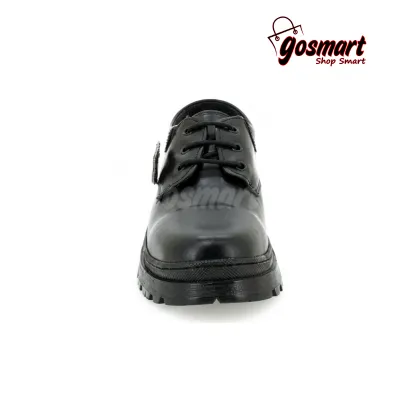durable black leather bata toughees school shoes