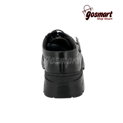 durable black leather bata toughees school shoes