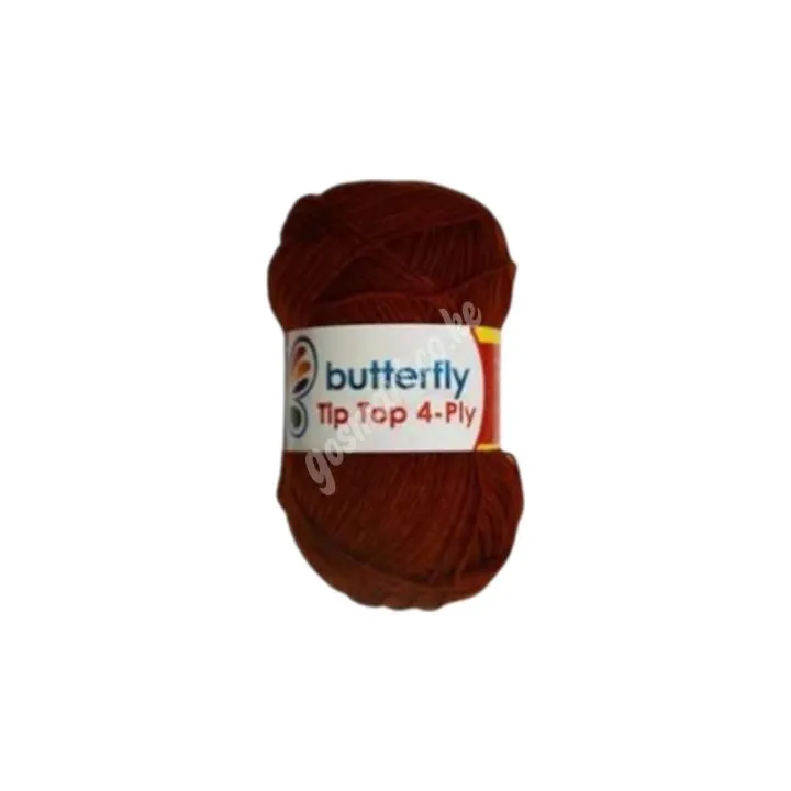 Hand Knitting Yarn - Butterfly Tip Top (2019 - Rust Brown)