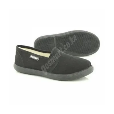 Bata Black Ngoma Canvas Shoes (Carton) (4)