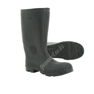 Heavy-Duty Workmaster Gumboots (Black, 6)