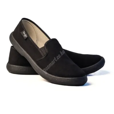 Someka Canvas Shoes (Black, 4 (37))