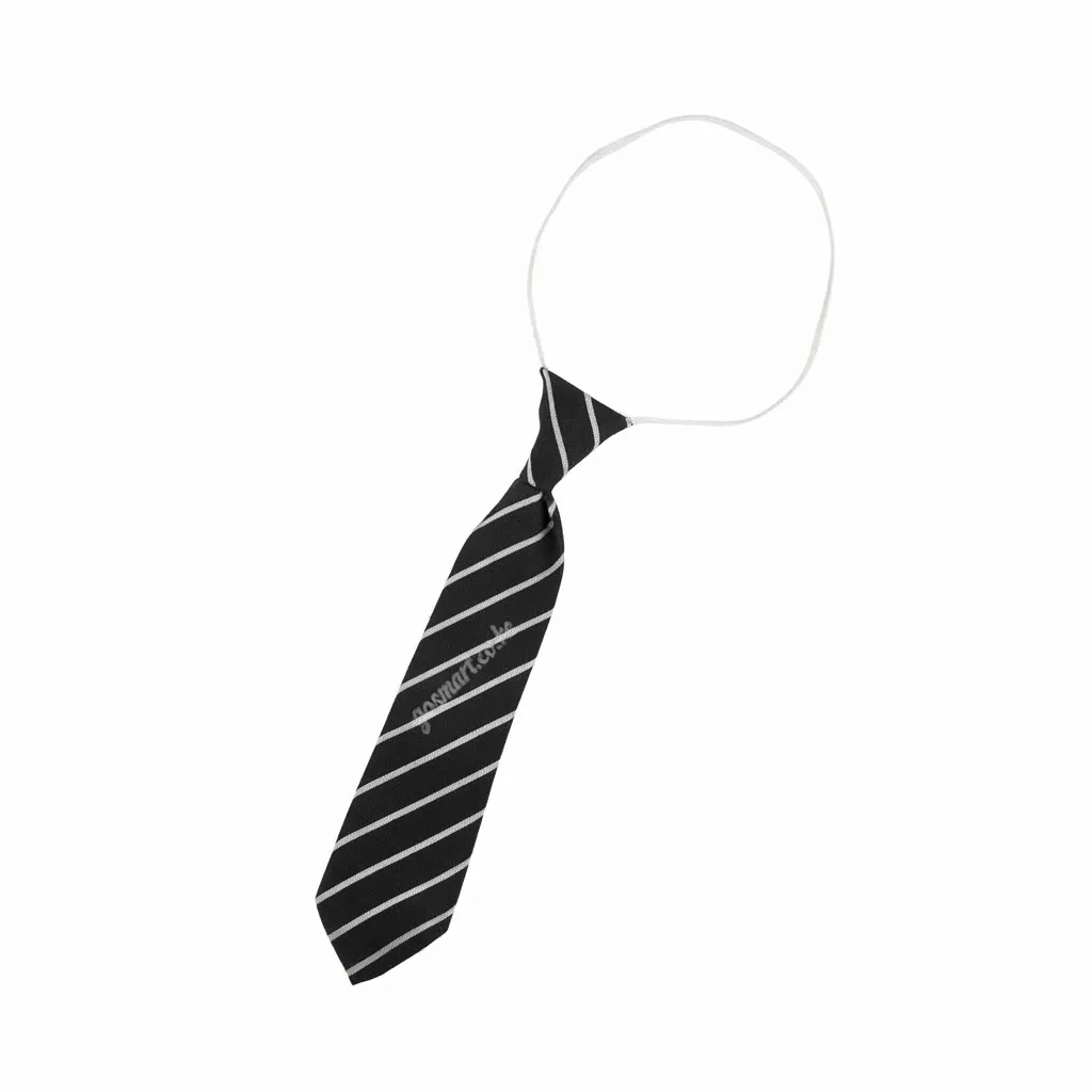 Striped Elastic Tie